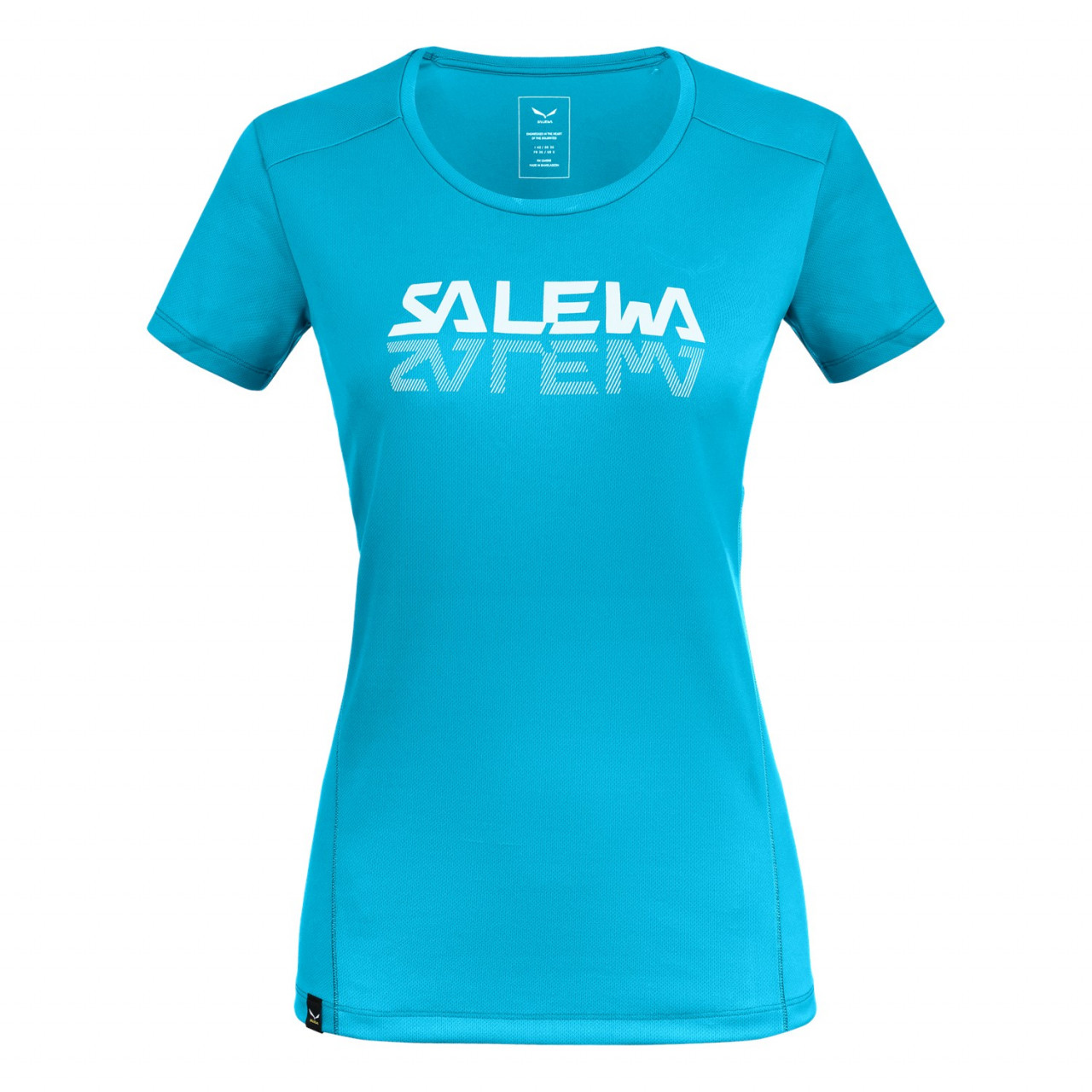 Salewa Women's Sporty Graphic Dry T-Shirts Blue SJC-930674